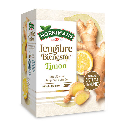 INFUSION DE JENGIBRE CON LIMON HORNIMANS 15uds image number