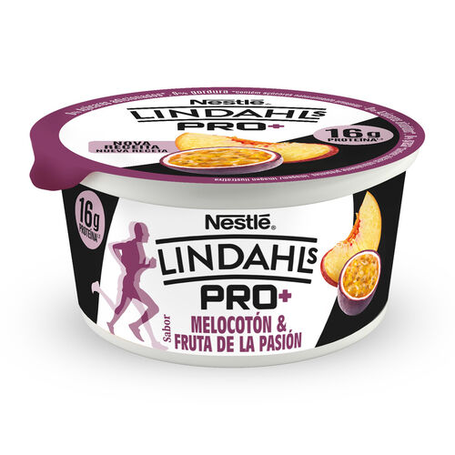 LINDAHLS PRO+ MELOCOTON Y FRUTA DE LA PASION NESTLE 160g image number