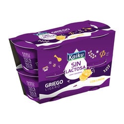 YOGUR GRIEGO LIMON SIN LACTOSA KAIKU 4x90g