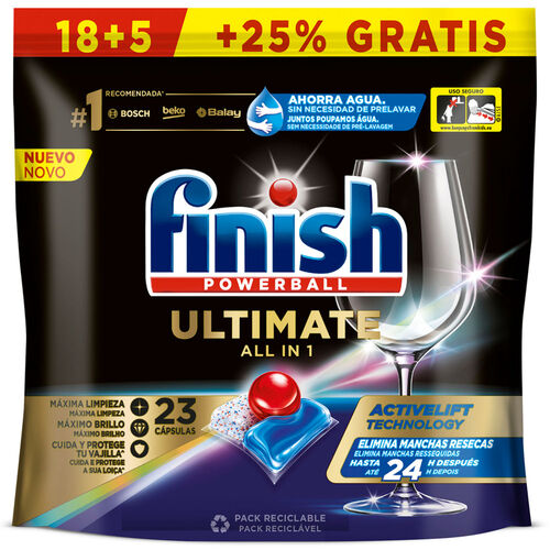 Lavavajillas en pastillas FINISH Ultimate 16+16 lavados image number