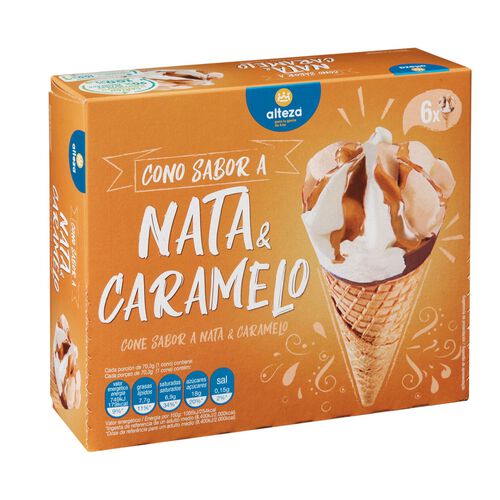 HELADO CONO NATA CARAMELO ALTEZA 6x120ml image number