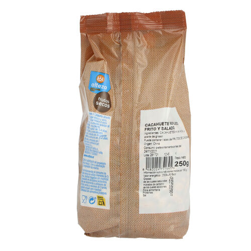 Cacahuete frito virginia ALTEZA 250g image number