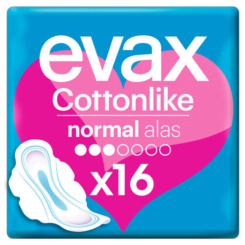 COMPRESA EVAX COTTON LIKE ALAS 19uds image number