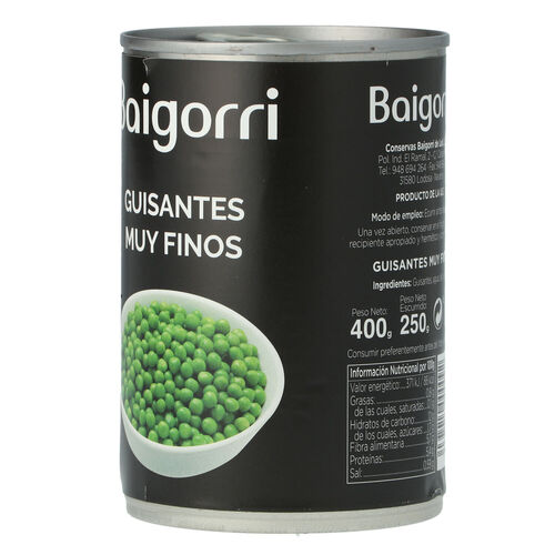 Guisantes BAIGORRI 400g image number