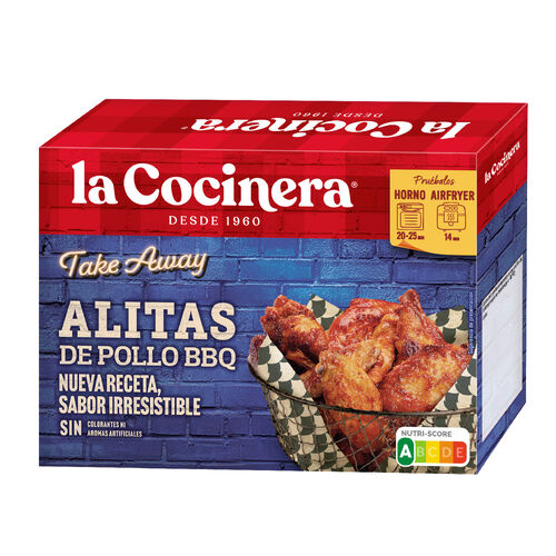 Alitas de pollo estilo americano congeladas LA COCINERA 400g image number
