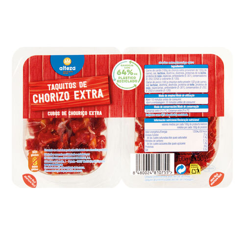 CHORIZO ALTEZA TAQUITOS PACK 2x50g image number