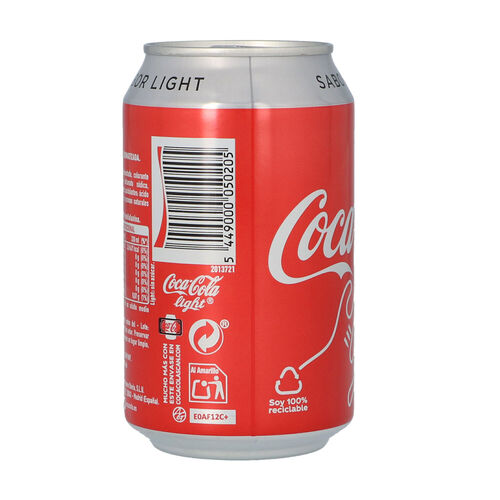COCA COLA LIGHT LATA 33cl image number