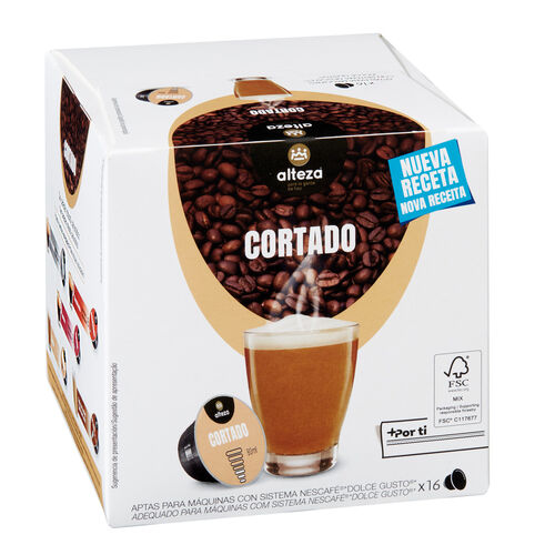 Caf&eacute; cortado DOLCE GUSTO ALTEZA 16 c&aacute;psulas image number