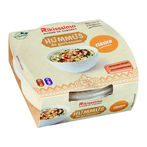 Hummus de garbanzos RIKISSSIMO 230g image number