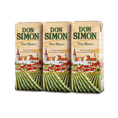 VINO BLANCO DON SIMON BRIK PACK 3x187cl image number