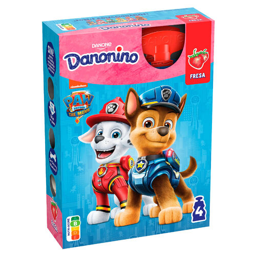 Postre infantil con fresa Pouch DANONINO 4x70g image number