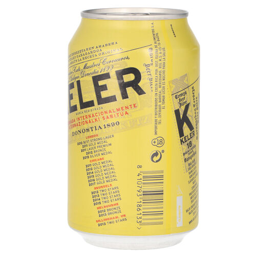 CERVEZA KELER LATA 33 CL image number