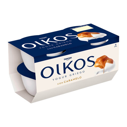 Yogur griego con caramelo OIKOS 4x110g image number