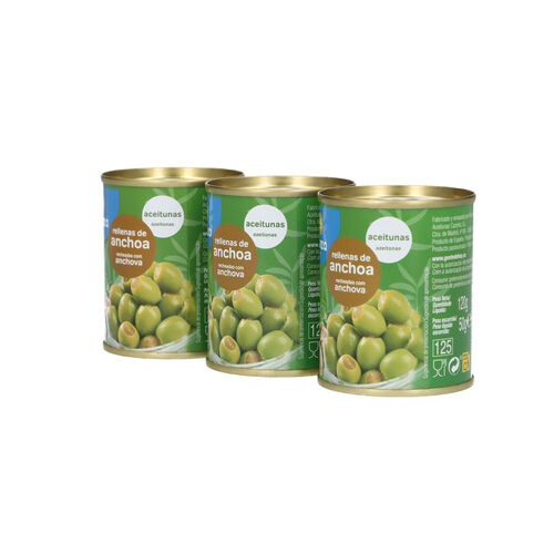Aceituna ALTEZA rellena anchoa 3x120g image number