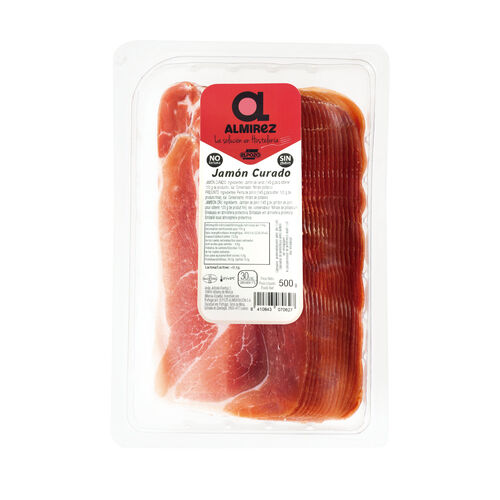 Jamon cura ALMIREZ lonchas 500g image number