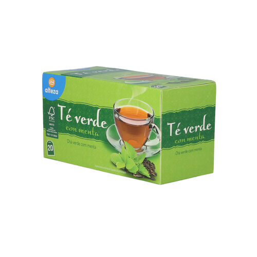 T&eacute; ALTEZA verde con menta 20 sobres image number
