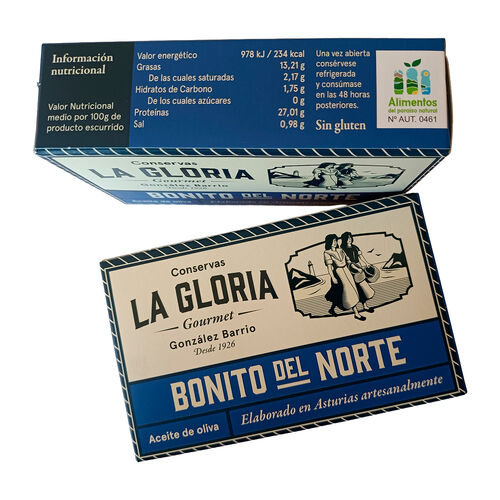 Bonito del Norte en aceite de oliva LA GLORIA 120g image number