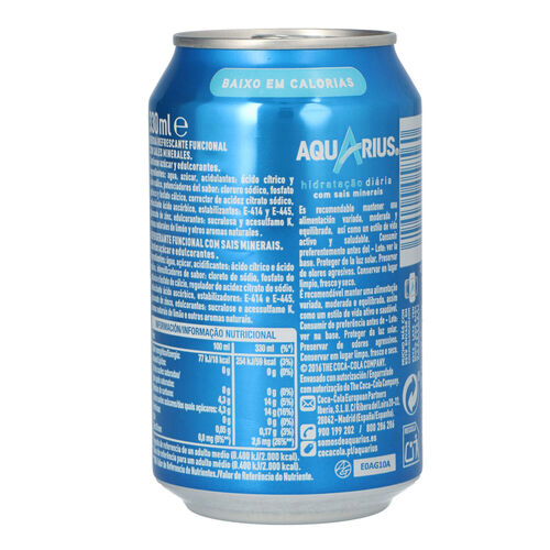Bebida isot&oacute;nica AQUARIUS lata 33cl image number