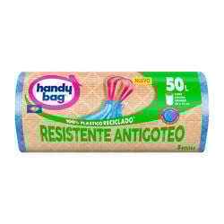Bolsa de basura antigoteo HANDY BAG 50L 8uds