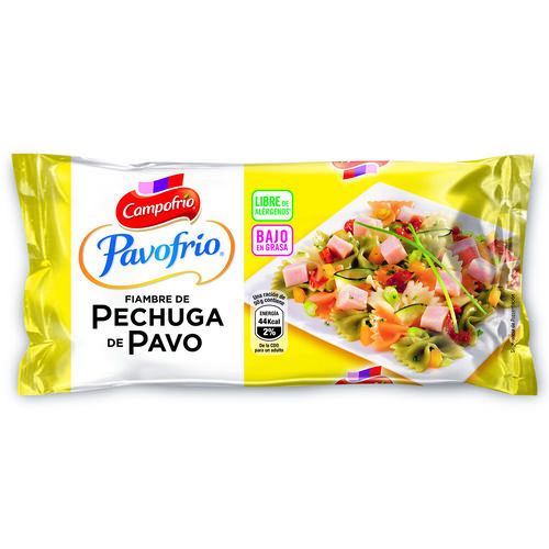 FIAMBRE DE PECHUGA DE PAVO EN BLOC PAVOFRIO 340g image number