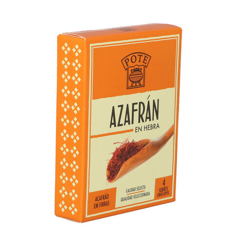 Azafr&aacute;n en hebra POTE 4x100mg image number