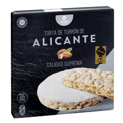 Torta de turrón de alicante Calidad Suprema ALTEZA 150g image number