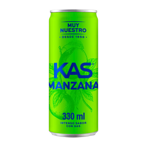 REFRESCO MANZANA KAS LATA 33cl image number