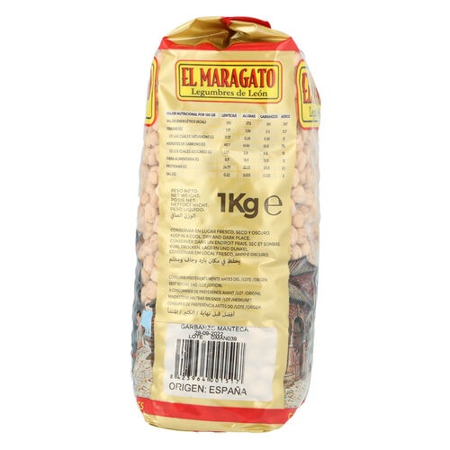 Garbanzo Extra EL MARAGATO 1kg image number