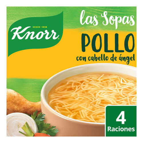Sopa pollo y cabello de angel KNORR 68g image number
