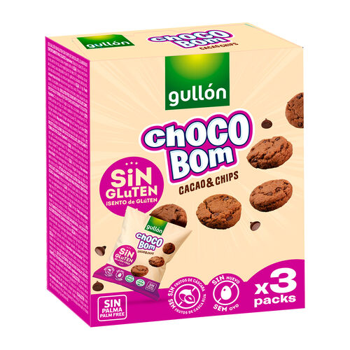 Choco bom sin gluten GULL&Oacute;N 120g image number
