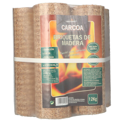 BRIQUETAS DE MADERA CARCOA image number