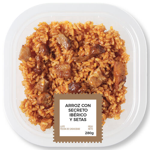 Arroz con secreto Ib&eacute;rico y setas 280g image number