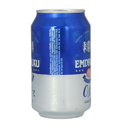 CERVEZA EMDBRAU 0 LATA 33cl image number