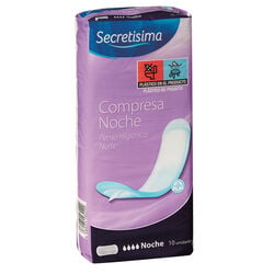 Compresa noche SECRETISIMA 10uds