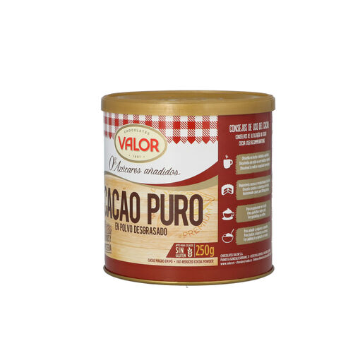 Cacao Puro sin az&uacute;car VALOR 250g image number