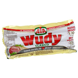 Salchichas de pollo y pavo Cl&aacute;sicas WUDY 300g