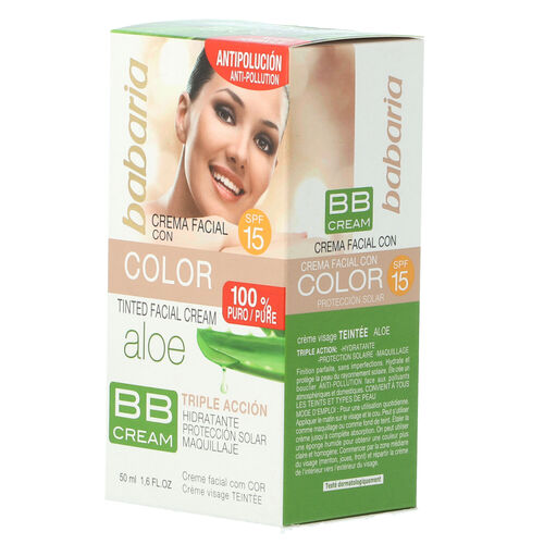 CREMA BABARIA HIDRATANTE CON COLOR 50ml image number