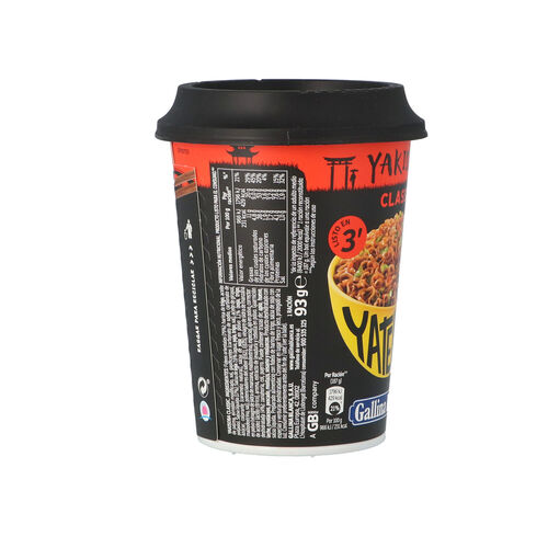 YAKISOBA CLASICO GALLINA BLANCA VASO 93g image number