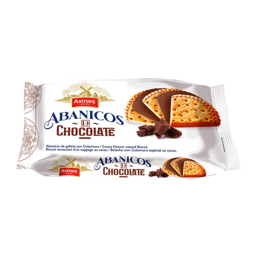 Abanicos de chocolate ASINEZ 175g image number