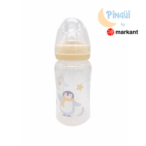 Biberon con tetina de silicona 3 posiciones ping&uuml;i 240ml image number