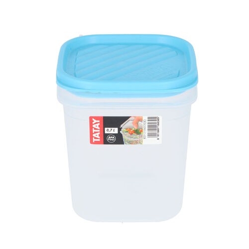TUPPER CUADRADO TATAY AZUL 700 ML image number