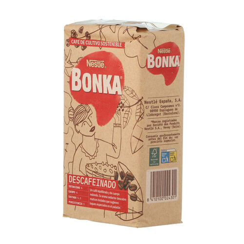 Caf&eacute; molido descafeinado BONKA 250g image number