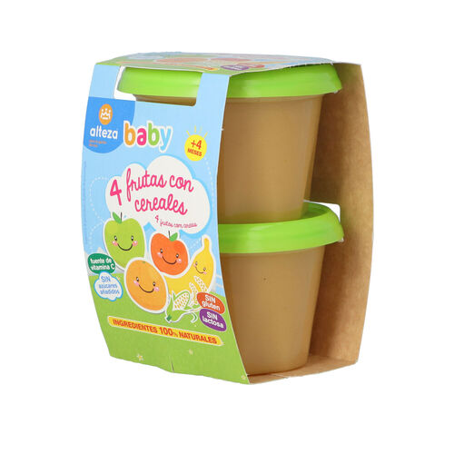 Potito frutas cereales ALTEZA pack 2x200g image number