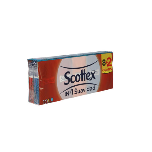 Pa&ntilde;uelos de papel SCOTTEX pack 8uds image number