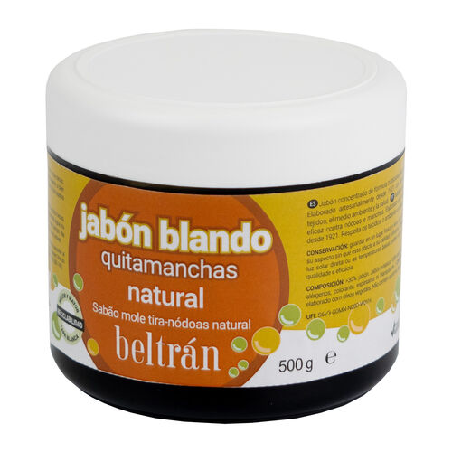 Jab&oacute;n blando quitamanchas natural BELTR&Aacute;N 500g image number