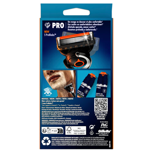 MAQUINILLA DE AFEITAR GILLETTE FUSION PROSHIELD image number
