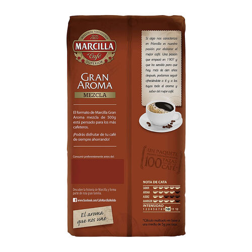 Caf&eacute; molido mezcla MARCILLA 500g image number