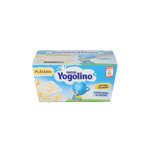 YOGOLINO PLATANO A PARTIR DE 6 MESES 4x100g image number