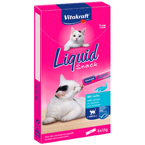 Snack l&iacute;quido para gato adulto con salm&oacute;n VITAKRAFT 90g image number