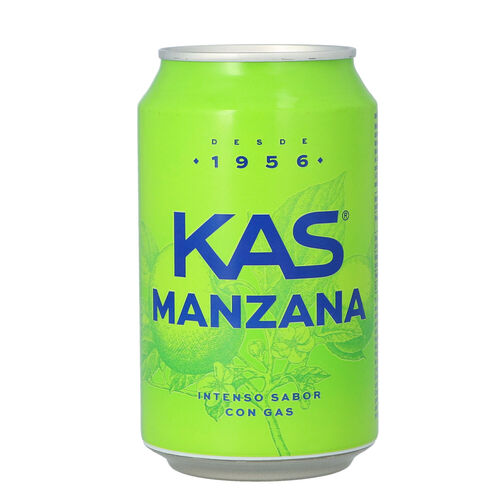 REFRESCO MANZANA KAS LATA 33cl image number